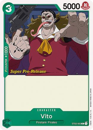 Vito (ST02-002) - Super Pre-Release Starter Deck 2: Worst Generation-1