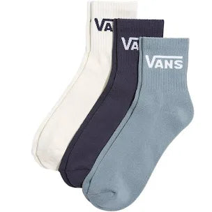 Vans 'Half Crew' Socks - Blue (3 pack)-1