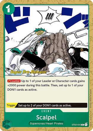Scalpel (ST02-015) - Super Pre-Release Starter Deck 2: Worst Generation-1