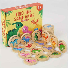 KiddieKickz - Dinosaur Memory Matching Game - Ages 3+-7