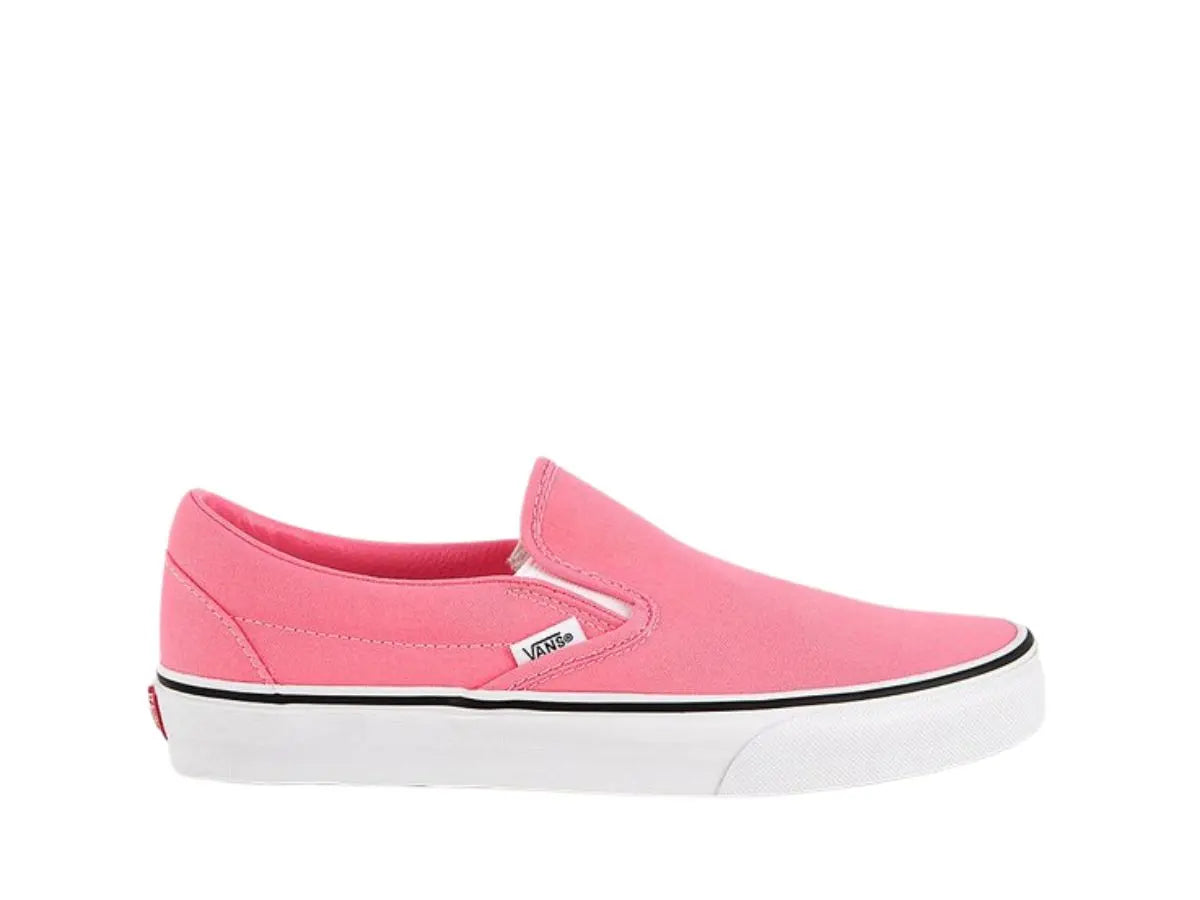 Vans 'Classic Slip-On' Shoes - Pink Lemonade/True White-1