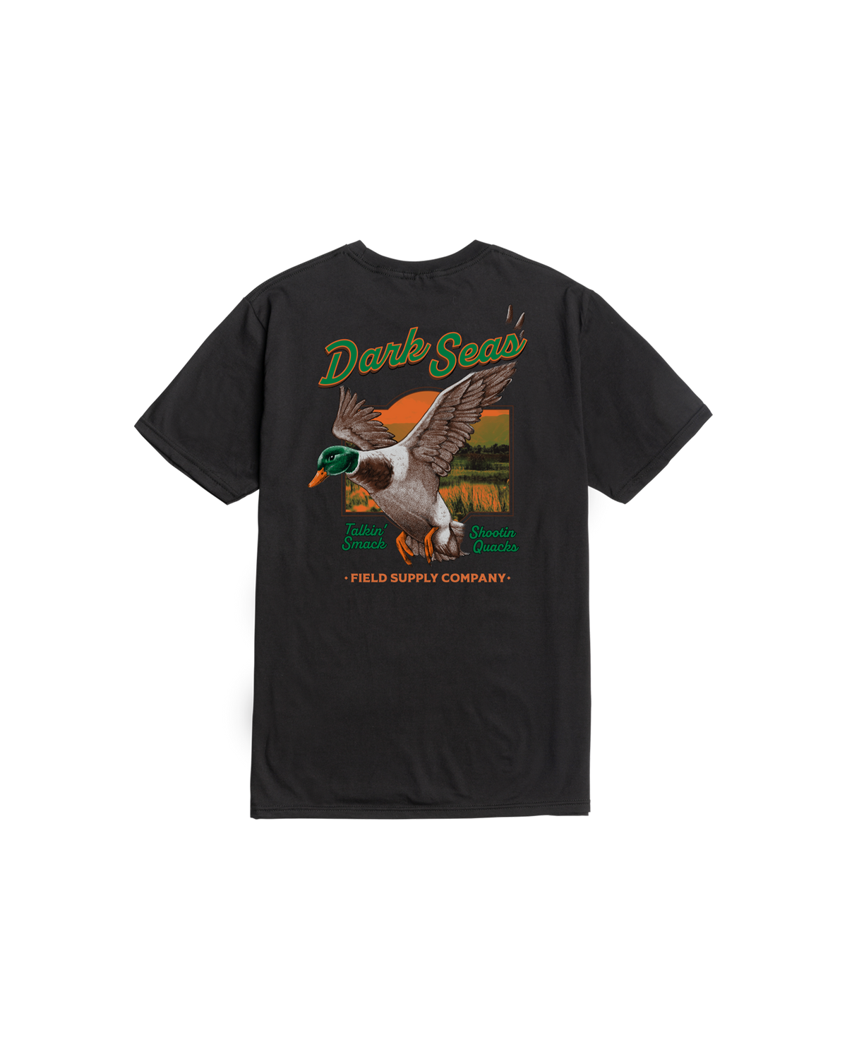 Dark Seas 'Quacks' Tee - Black-2