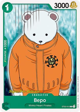 Bepo (ST02-012) - Super Pre-Release Starter Deck 2: Worst Generation-1