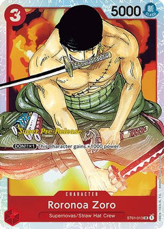 Roronoa Zoro (ST01-013) - Super Pre-Release Starter Deck 1: Straw Hat Crew Foil-1