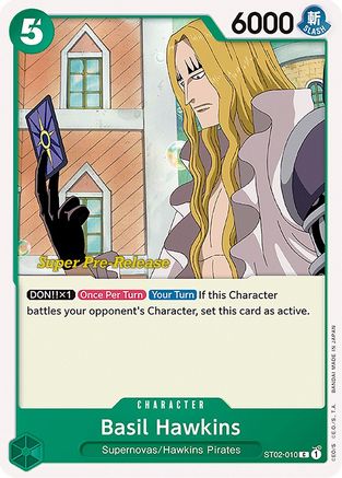 Basil Hawkins (ST02-010) - Super Pre-Release Starter Deck 2: Worst Generation-1