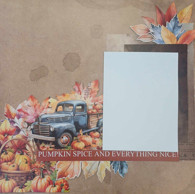 Colección de álbumes de recortes Falling Leaves de 12x12 de 3Quarter Designs-10