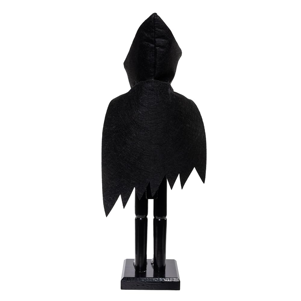 Kurt Adler 15-inch Wooden Halloween Skull Nutcracker-3