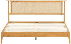 Ruby Natural Rattan Bed Frame-19