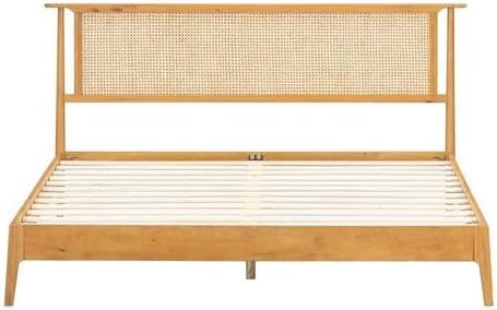 Ruby Natural Rattan Bed Frame-19