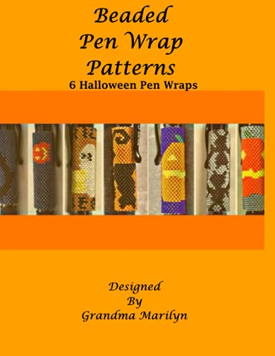 Beaded Pen Wrap Patterns: 6 Halloween Pen Wraps-1