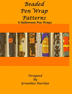 Beaded Pen Wrap Patterns: 6 Halloween Pen Wraps-1