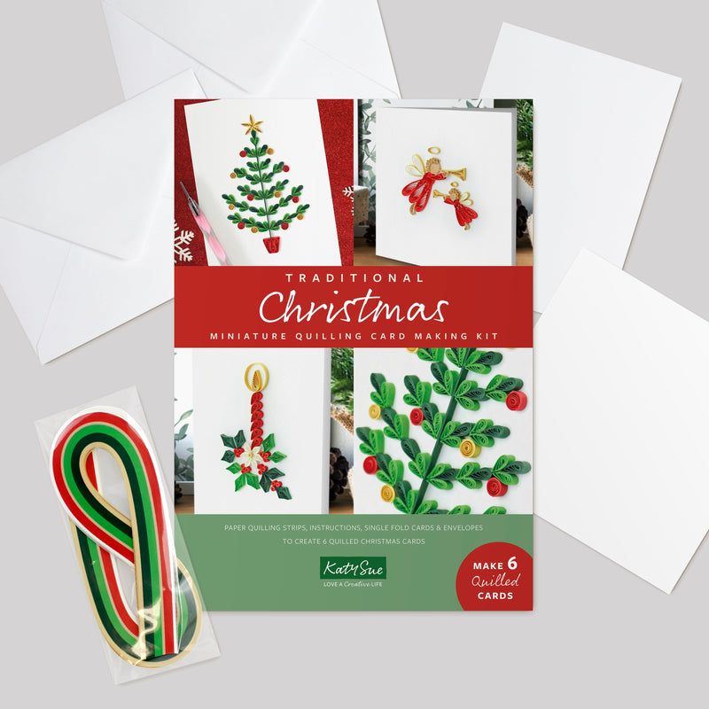 Miniature Traditional Christmas Quilling Kit-1