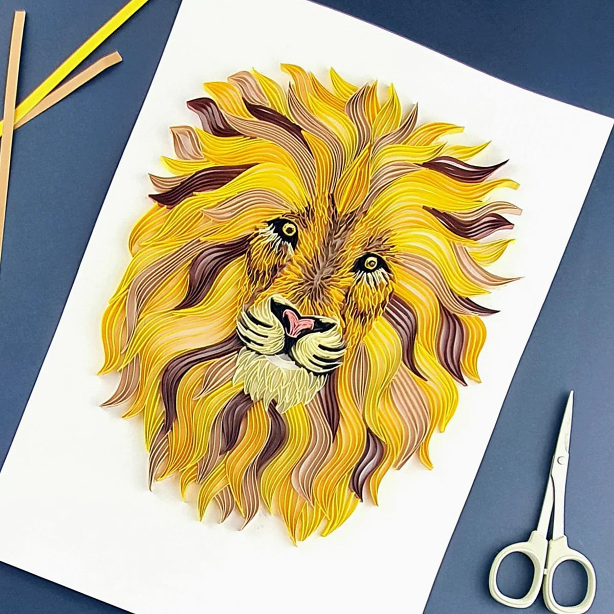 Lion Quilling Template Kit-3