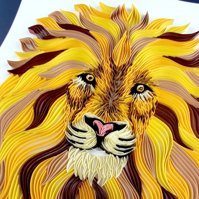 Lion Quilling Template Kit-4