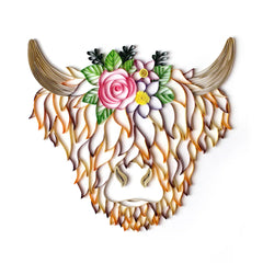 Highland Cow Quilling Template Kit-2