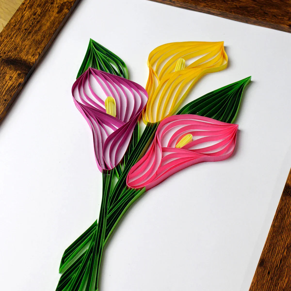 Calla Lily Quilling Template Kit-4