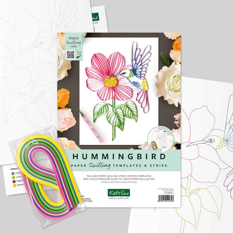 Hummingbird Quilling Template Kit-1