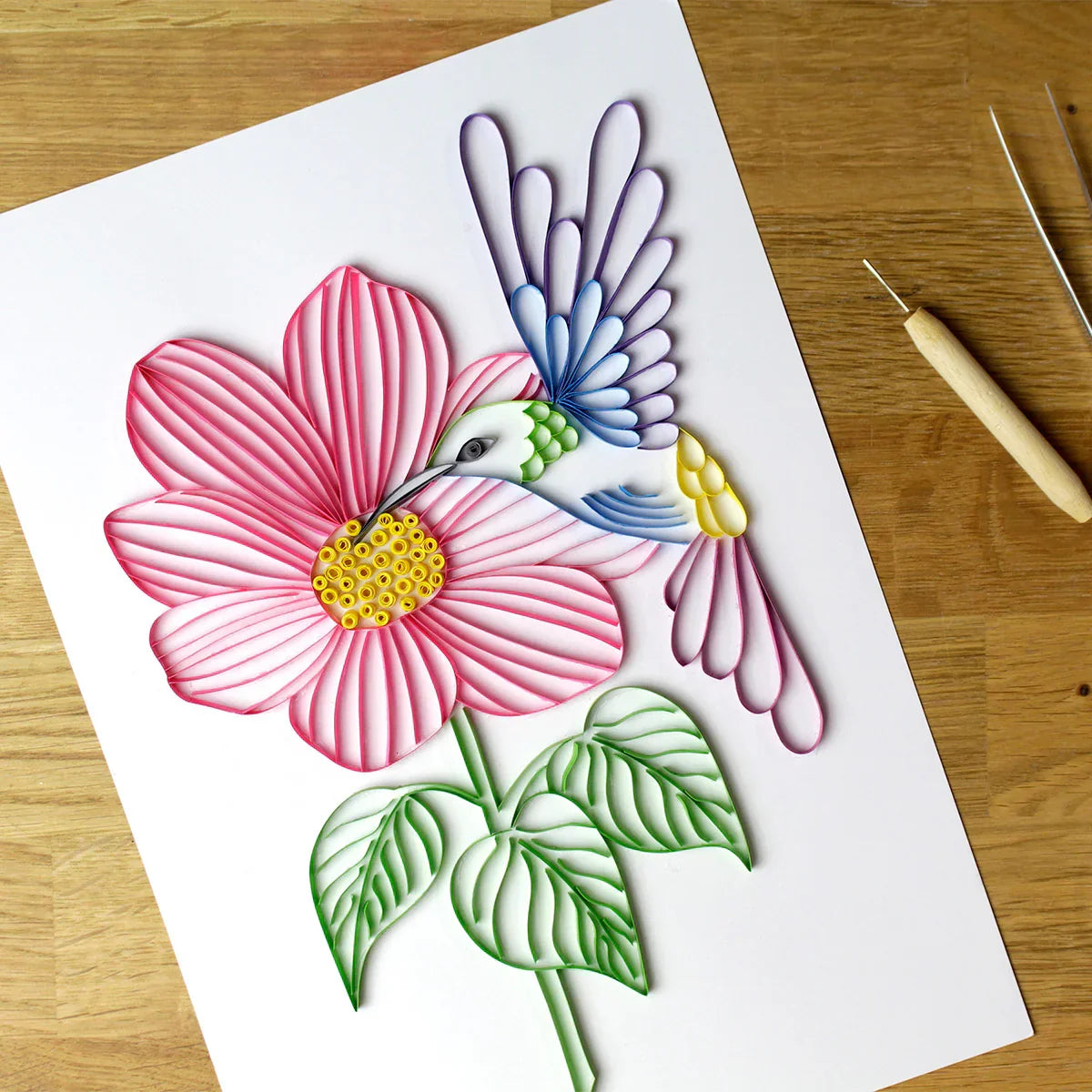Hummingbird Quilling Template Kit-3
