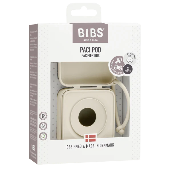 BIBS Pacifier Box | Ivory-1
