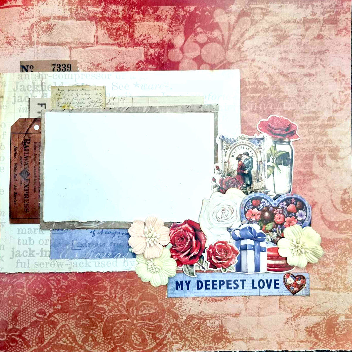 Colección de álbumes de recortes Love You 12x12 de 3Quarter Designs-10