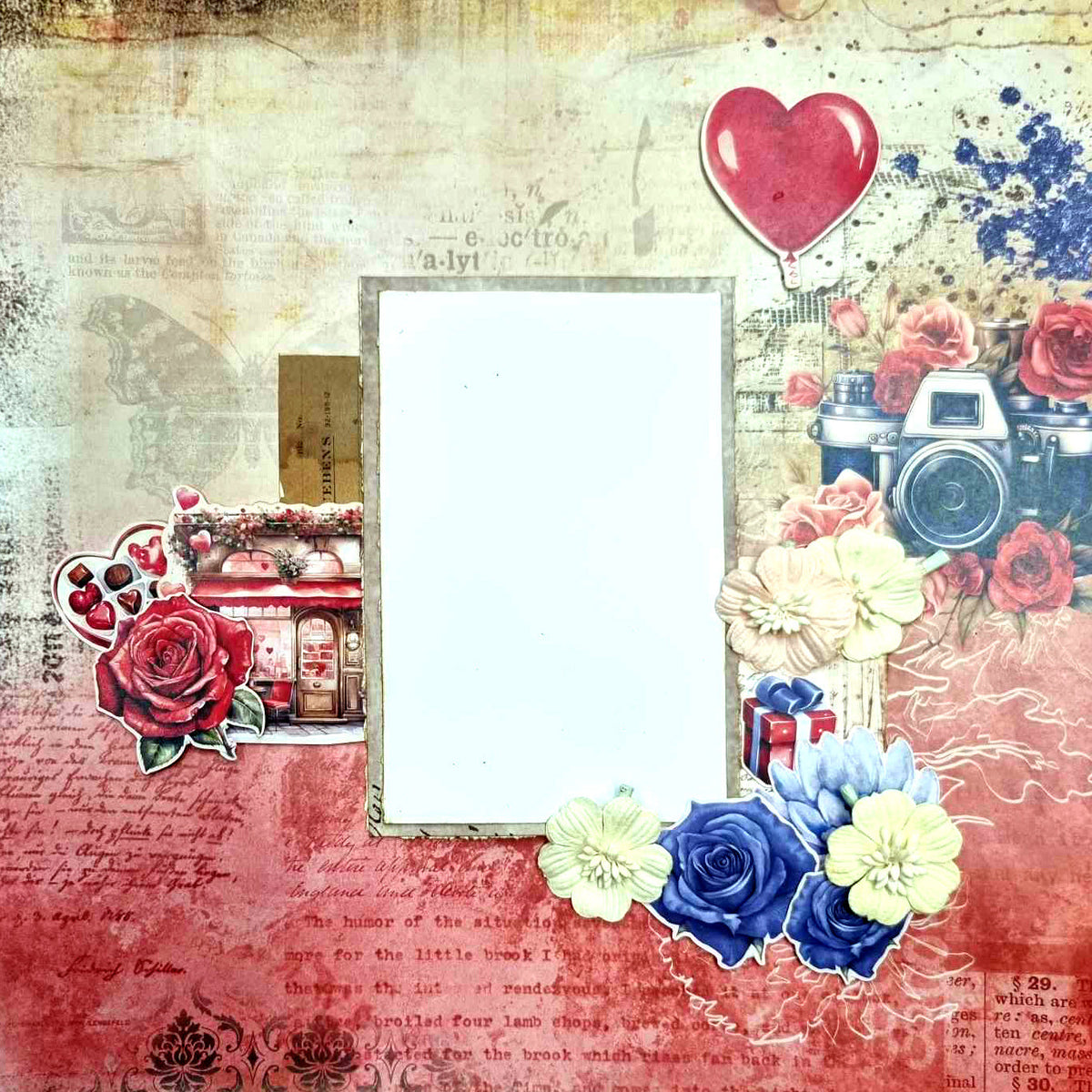 Colección de álbumes de recortes Love You 12x12 de 3Quarter Designs-11