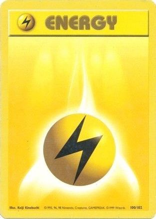 Lightning Energy 100/102 - Base Set-1