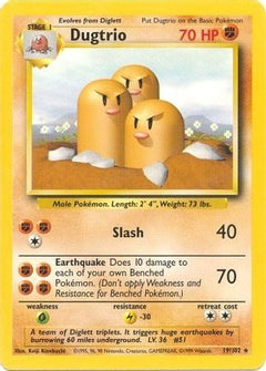 Dugtrio 19/102 - Base Set-1