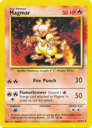 Magmar 36/102 - Base Set-1