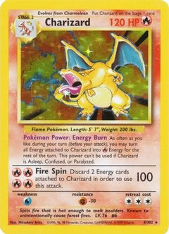 Charizard 4/102 - Base Set Holofoil-1