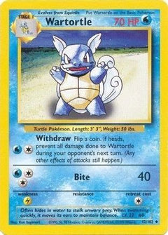 Wartortle 42/102 - Base Set-1