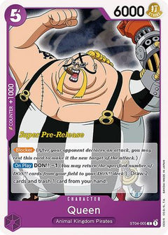 Queen (ST04-005) - Super Pre-Release Starter Deck 4: Animal Kingdom Pirates-1