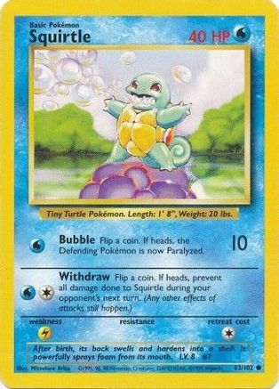 Squirtle 63/102 - Base Set-1