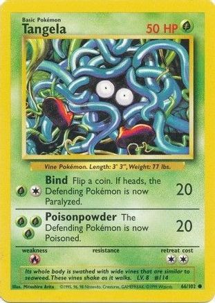 Tangela 66/102 - Base Set-1