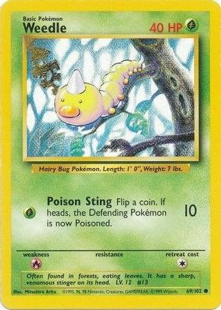 Weedle 69/102 - Base Set-1