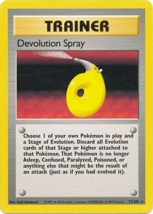 Devolution Spray 72/102 - Base Set-1