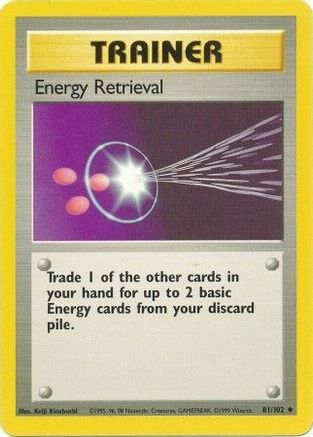 Energy Retrieval 81/102 - Base Set-1