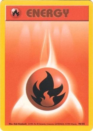 Fire Energy 98/102 - Base Set-1