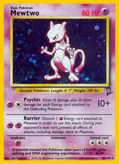 Mewtwo 10/130 - Base Set 2 Holofoil-1