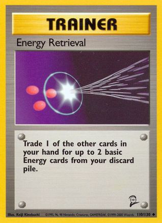 Energy Retrieval 110/130 - Base Set 2-1