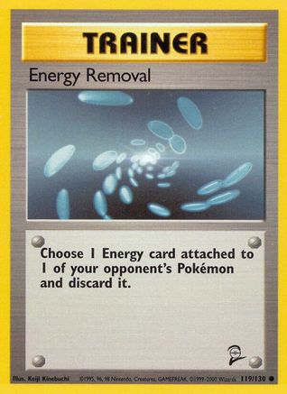 Energy Removal 119/130 - Base Set 2-1