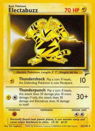 Electabuzz 24/130 - Base Set 2-1