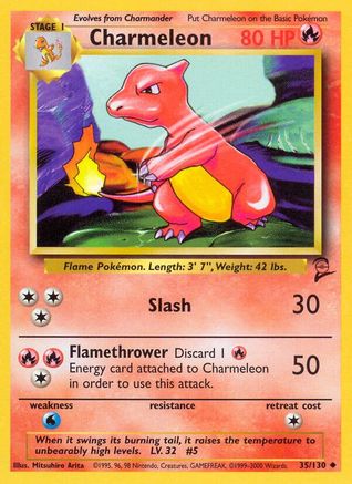 Charmeleon 35/130 - Base Set 2-1