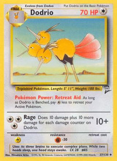 Dodrio 37/130 - Base Set 2-1