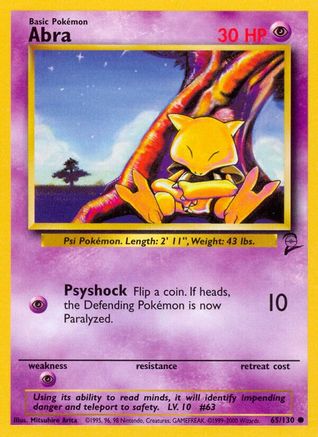 Abra 65/130 - Base Set 2-1