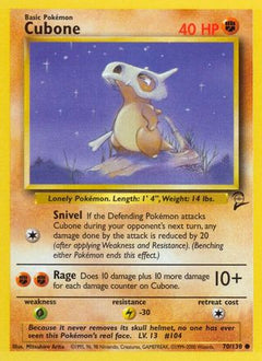 Cubone 70/130 - Base Set 2-1
