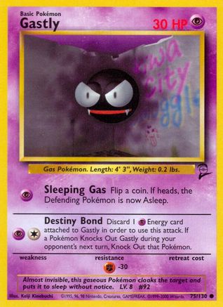 Gastly 75/130 - Base Set 2-1
