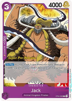 Jack (ST04-008) - Super Pre-Release Starter Deck 4: Animal Kingdom Pirates-1