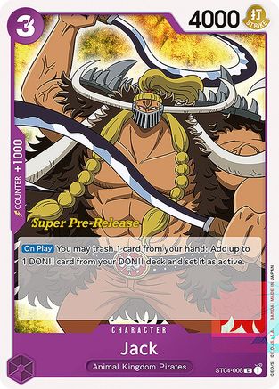 Jack (ST04-008) - Super Pre-Release Starter Deck 4: Animal Kingdom Pirates-1