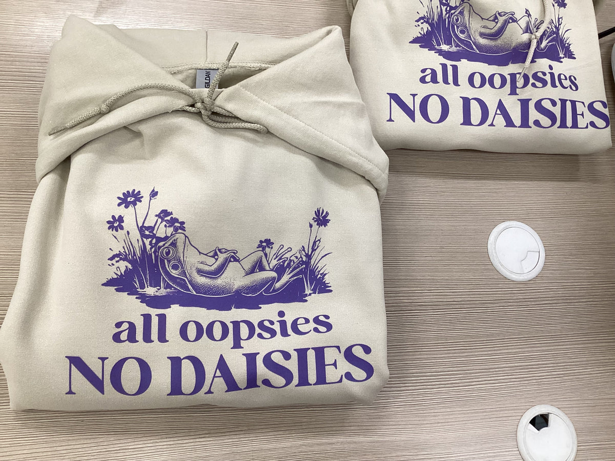 Frog All Oopsies No Daisies Hoodie-1