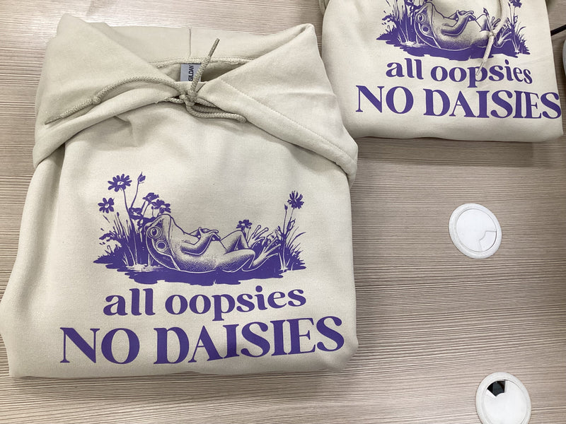 Frog All Oopsies No Daisies Hoodie-1